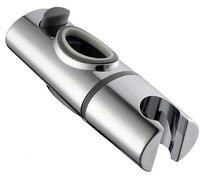 Supporto for staffa doccia regolabile for asta doccia ovale, ABS cromato, adatto for barre di scorrimento 30x15mm, 30x17mm, 35x20mm, installazione fai da te for soffioni doccia a mano(32x17mm)