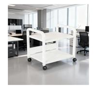 Supporto For Stampante A 2 Livelli, Mobiletto For Scanner Con Spazio Di Archiviazione, Ripiano Stampante In Legno(35x45x40.5CM)