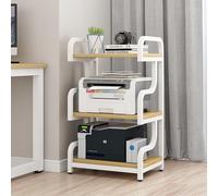 Supporto for Stampante con Spazio di Archiviazione, Mobiletto Giradischi, Ripiano for Console Multi-gioco in Piedi for Lettore Multimediale, Scanner, File, Libri, Forno a Microonde