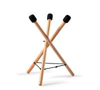 Supporto for tamburo della lingua in acciaio in legno, rack a mano rimovibile 2 in 1, stand o siediti, ideale for lo strumento percussioni da 10 a 22 pollici (Size : Small)