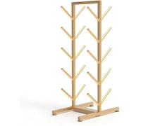 Supporto for tappetino yoga, 5/6/7 strati, supporto for tappetino da esercizio, organizer for rullo in schiuma for casa/palestra/palestra(Gold,Hold 10)