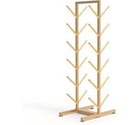 Supporto for tappetino yoga, 5/6/7 strati, supporto for tappetino da esercizio, organizer for rullo in schiuma for casa/palestra/palestra(Gold,Hold 12)