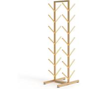 Supporto for tappetino yoga, 5/6/7 strati, supporto for tappetino da esercizio, organizer for rullo in schiuma for casa/palestra/palestra(Gold,Hold 14)