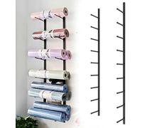 Supporto for tappetino yoga con pesi, espositore da parete a 9 livelli for tappetino yoga