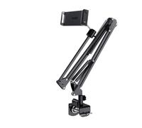 Supporto For Telefono Da Letto Con Braccio Estensibile, For Tablet Girevole A 360° Morsetto Robusto, Compatibile IPhone E IPad 4,7 A 12,9 Pollici, Senza Utilizzo Manuale(Triple fold 4.7-12.9)