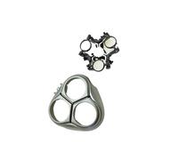 Supporto for testina di rasatura sostitutiva for rasoio HQ8240, compatibile con Philips, HQ8240 HQ8260 HQ8250 HQ8200 HQ8270 HQ8241 HQ8261 HQ8290 + piastra(Holder with Plate)