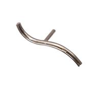 Supporto for tornio for legno, 12 pollici, supporto for tornio in acciaio inossidabile curvo a S for tornitura fai da te, lunghezza colonna 3 pollici(Column diameter 16mm)