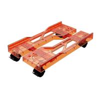 Supporto for torre for computer, supporto for CPU mobile regolabile Staffa host for for for PC adatto alla maggior parte dei sotto la scrivania per Computer Girevole(Orange)