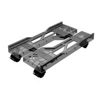 Supporto for torre for computer, supporto for CPU mobile regolabile Staffa host for for for PC adatto alla maggior parte dei sotto la scrivania per Computer Girevole(Grey)