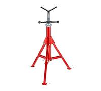 Supporto for tubo con testa a rullo V-Head 2/4 Trasferimento a sfera Treppiede pieghevole Jack 12 pollici Tubo di supporto Strumento bloccato Efficienza(1107C-Wheel)