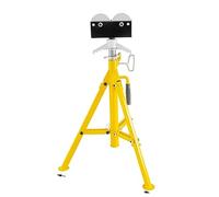 Supporto for tubo con testa a rullo V-Head 2/4 Trasferimento a sfera Treppiede pieghevole Jack 12 pollici Tubo di supporto Strumento bloccato Efficienza(1109)