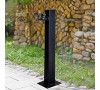 Supporto for tubo flessibile indipendente, rubinetto verticale for giardino, for acqua antigelo for esterni, cortile(Height: 95cm/37.4in)