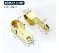 Supporto for tubo in lega di zinco da 2 pezzi, supporto for gancio attraverso gli accessori fissi del sedile, asta di sospensione ovale, flangia del sedile(A-2pcs)