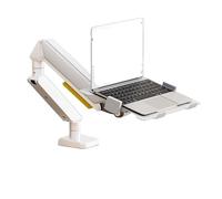 Supporto for X1, vassoio for braccio robotico, sollevamento del monitor computer senza perforazione e telaio di supporto verticale sospeso(X1 white)