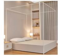 Supporto for zanzariera a baldacchino for letto a quattro angoli, supporto for zanzariera a quattro angoli for letto, telaio for baldacchino for letto for tutte le dimensioni di letto(200x220cm)
