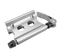 Supporto a forcella per bici a sgancio rapido, forcella anteriore fissa con clip portapacchi portapacchi rigido e compressivo con design a leva a sgancio rapido per lo stoccaggio o il(Titanio scuro)