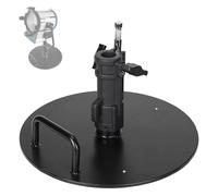 Supporto fotografico leggero, supporto professionale portatile con base rotonda, supporto per illuminazione resistente per foto e riprese video