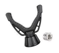 Supporto fotografico professionale con rotazione a 360 gradi, adattatore per uso esterno, leggero supporto per fotocamera ABS con base in gomma per antiscivolo e monopiede