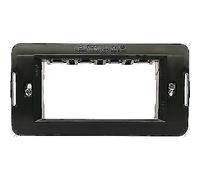 SUPPORTO FRUTTI ONDA MARLANVIL PC NERO POSTI 4 PZ 10