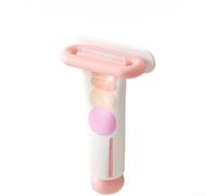 Supporto funzionale da parete per dentifricio spremi dentifricio per spazzolino da denti, lavaggio viso e cura della pelle, gestione del prodotto (rosa)