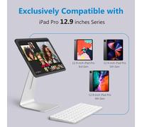 Supporto galleggiante girevole in alluminio per iPad Pro, supporto magnetico Magic Magnet Experience con rotazione a 360, supporto per tablet da