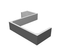 Supporto Gancio Appendino Cuffie per TV Samsung 50 Pollici NU6900 Stampato 3D