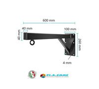 supporto gancio staffa da muro per sacco boxe professionale