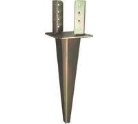 Supporto Gazebo Quadro a Conficcare 955 Zincato Giallo S.mm 4,0 mm 90X90