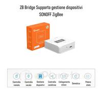 Supporto gestione dispositivi domotica SONOFF ZigBee centralino controllo remoto