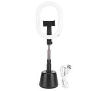 Supporto girevole a 360 gradi, luce di riempimento telescopica pieghevole a LED con supporto per cellulare per Live