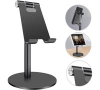 Supporto girevole a 360, staffa stabile in lega di alluminio per iPhone 11 Pro Max, Samsung Galaxy Note10, Huawei, LG, Sony, Google, iPad Air,