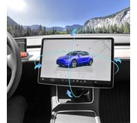 Supporto girevole dello schermo per Tesla Model Y 2019-2024 e Model 3 2017-2023 Sinistra/Destra 30° Su/Giù 15° Rotante Quattro Direzioni Staffa girevole dello schermo Tesla in lega di alluminio.
