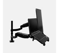 Supporto girevole e regolabile da scrivania per monitor del computer, braccio di supporto con staffa di supporto Laptop & Monitor