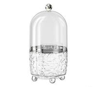 Supporto girevole MFor akeup per scrivania con movimento a 360 gradi, contenitore a più sezioniPer età OrgFor anizer a MFor aintFor ain CleFor an For an For e For accessibile WorkspFor (trasparente)