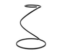 SUPPORTO GOCCIOLATORE PER CAFFÈ IN METALLO DESIGN SPRIAL E MATERIALE DUREVOLE PER LA CASA O IL BANCO DEL CAFFÈ