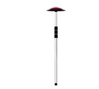 Supporto Golf Attrezzatura Supporto per Sacca Asta Telescopica Regolabile Protezione Mazze Tappo Ottagonale Leggero E Resistente Alluminio Plastica PU Adatto a Viaggio Garage Ripostiglio, Rosso