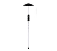 Supporto Golf Attrezzatura Supporto per Sacca Asta Telescopica Regolabile Protezione Mazze Tappo Ottagonale Leggero E Resistente Alluminio Plastica PU Adatto a Viaggio Garage Ripostiglio, Nero