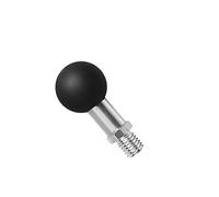 Supporto GPS a testa a sfera 17 mm Supporto adattatore base moto 1/4 '' Vite compatibile con GoPro Action Camera Bike Equitazione DVR Clip Staffa