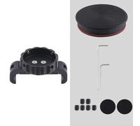 Supporto GPS per bici con custodia localizzatore nascosta, adatto per etichette GPS di diametro 32 mm o meno spessore 8,5 mm, adatto per distanza tra i binari 48-57 mm