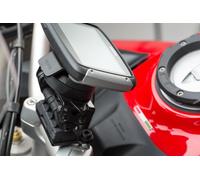 Accessori gps - SW-MOTECH Supporto navigatore per manubrio2Nero. Ducati Multistrada 1200/ 950/ 1260/ V2.