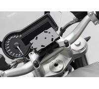 Supporto GPS SW-Motech per manubrio - Nero. Modelli BMW / Triumph, himalayano.