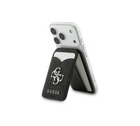 CG Mobile - Custodia Guess PU 4G - Supporto magnetico per carte, stand e specchio - Nero 11,9 cm