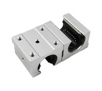 Supporto guida lineare 2 pezzi SBR16 / SBR20 + 4 pezzi blocchi cuscinetto lineare SBR16/20UU / SBR16/20LUU(SBR16LUU,600)