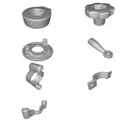 Supporto Guida Trapano per Asta 33mm Makita DHP Portatile Dima Montaggio 3D