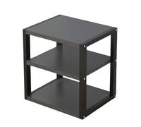 Supporto Hifi Audio-video con Ripiani In MDF Multilivello, Moderno Portaoggetti Stereo for Componenti Stereo di Intrattenimento, Robusto Rack for Console Audio for Soggiorno, Gioco(Gray,15.74x13.77x13