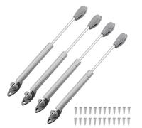 Supporto idraulico pneumatico, 4 pezzi Raccordo valvola molla a gas per valvole, molle a gas, supporto per armadio, ammortizzatore idraulico armadio, supporto coperchio soft close per scatola