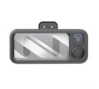Supporto impermeabile per telefono da doccia, supporto da bagno per ascoltare musica e podcast, supporto da parete per telefono touch screen (nero)