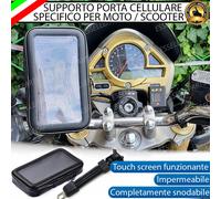 SUPPORTO IMPERMEABILE PORTA CELLULARE SMARTPHONE PEUGEOT SV 100 -TAGLIA XL-