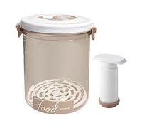 Supporto impermeabile sottovuoto - Contenitore professionale premium a tenuta stagna Organizzatore di stoccaggio impilabile per cereali Carne Pesce Riutilizzabile Preparato per verdure Risparmio alime