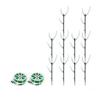 Supporto impilabile per piante da giardino per interni ed esterni, supporto per piante rampicanti, piante d'appartamento alte piante rampicanti aiuto per l'addestramento (2)